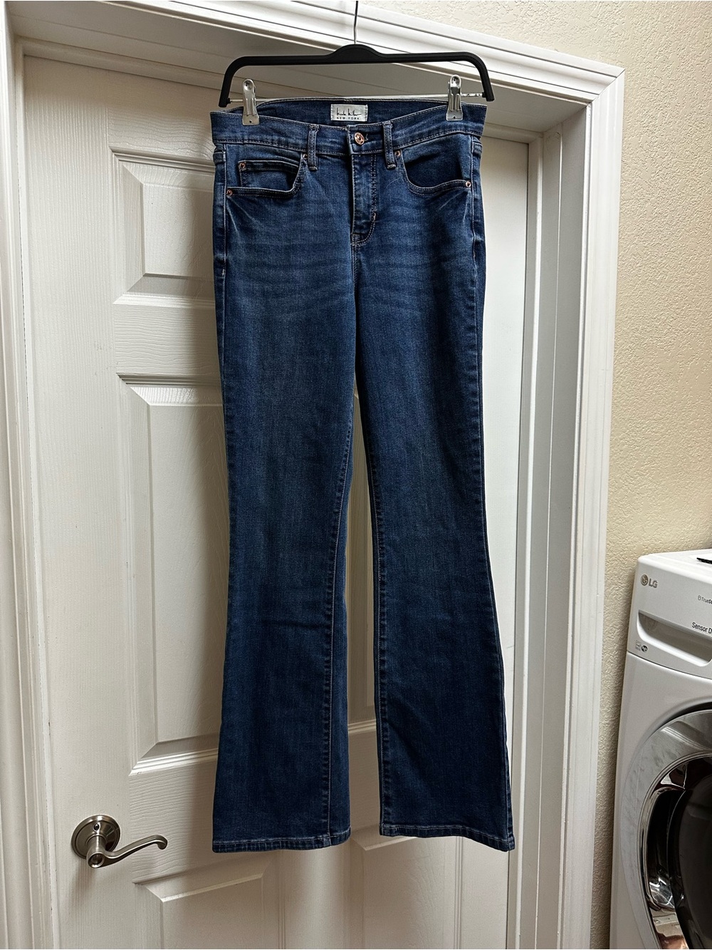 Nicole Miller Dark Blue Flare Jeans